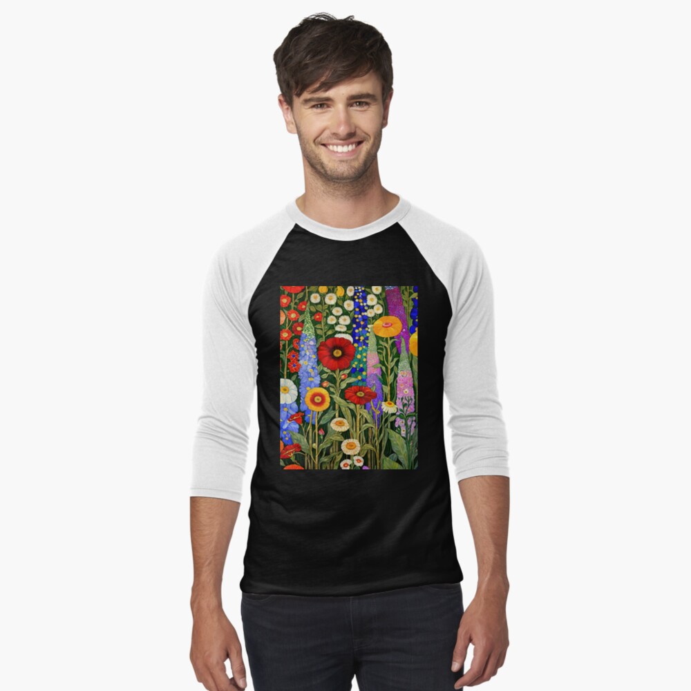 Aperçu de l'œuvre T-shirt baseball manches ¾ créée et vendue par maniacfitness.