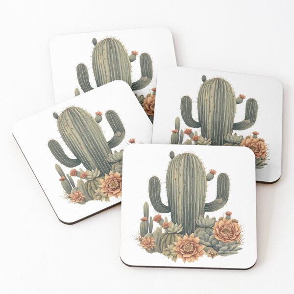 Item preview, Bohemian Style Flowering Cactus designed and sold by Mozyden.