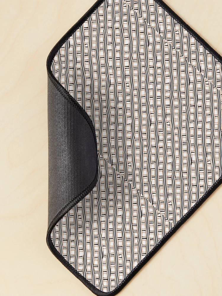 Thumbnail 2 of 5, Mouse Pad, Fiber Tile Pattern designed and sold by DestoPattern.
