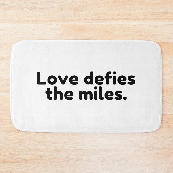 Item preview, Love defies the miles. designed and sold by Bananobanini.