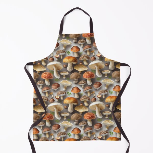 Item preview, Mushrooms Repeating Pattern designed and sold by Angry Swan Designs.
