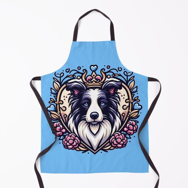 Item preview, Border Collie Black And White Crown Flowers Valentine's Day designed and sold by CoffeeIsATrip.