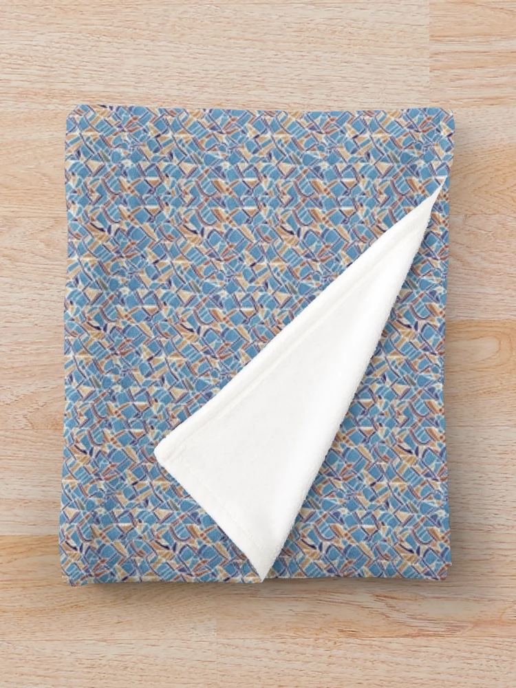 Thumbnail 3 of 6, Throw Blanket, Tile Pattern designed and sold by DestoPattern.