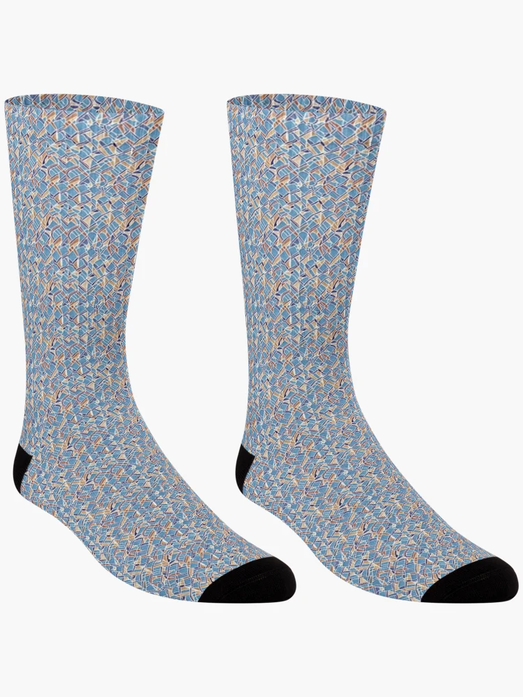 Thumbnail 3 of 5, Socks, Tile Pattern designed and sold by DestoPattern.