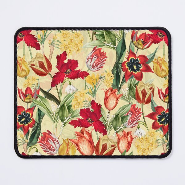 Item preview, Springflowers Vintage Garden Pattern- yellow Nightgarden designed and sold by UtArt.