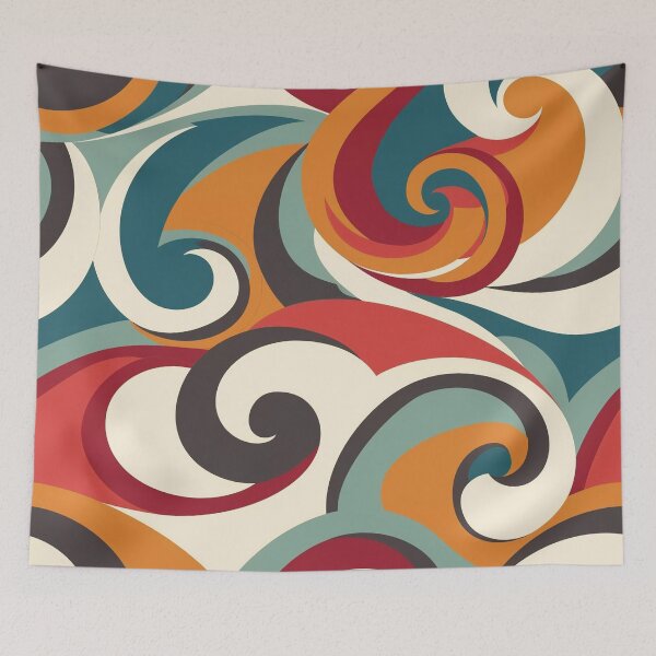Item preview, Nostalgic Charm - Retro Pattern designed and sold by Dazzling Studio Art.