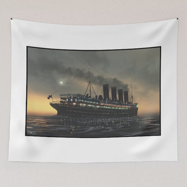Item preview, Lusitania at night | Painting | Art by Eliott Sontot designed and sold by Eliott Sontot.