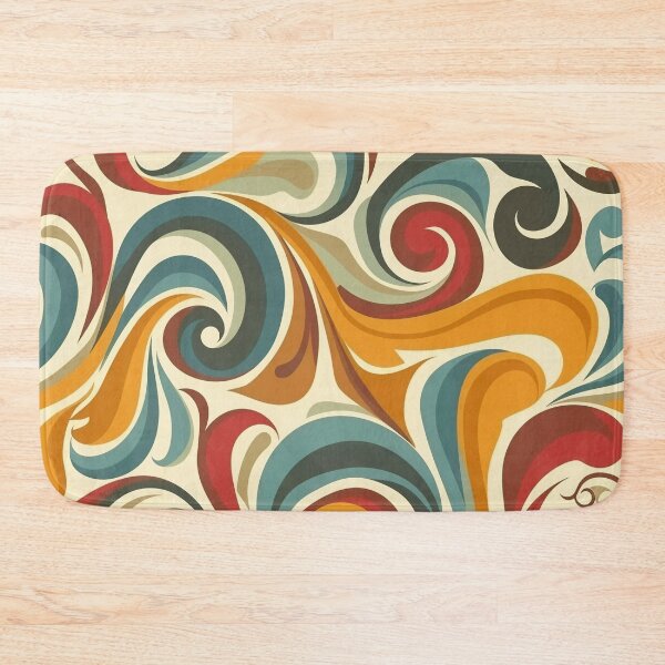 Item preview, Nostalgic Charm - Retro Pattern designed and sold by Dazzling Studio Art.