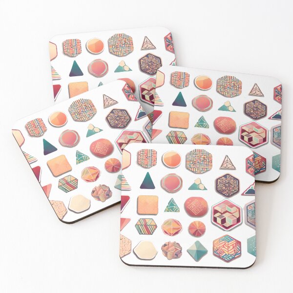 Item preview, Vibrant Geometric Sticker Designs (445) designed and sold by WASjourney.
