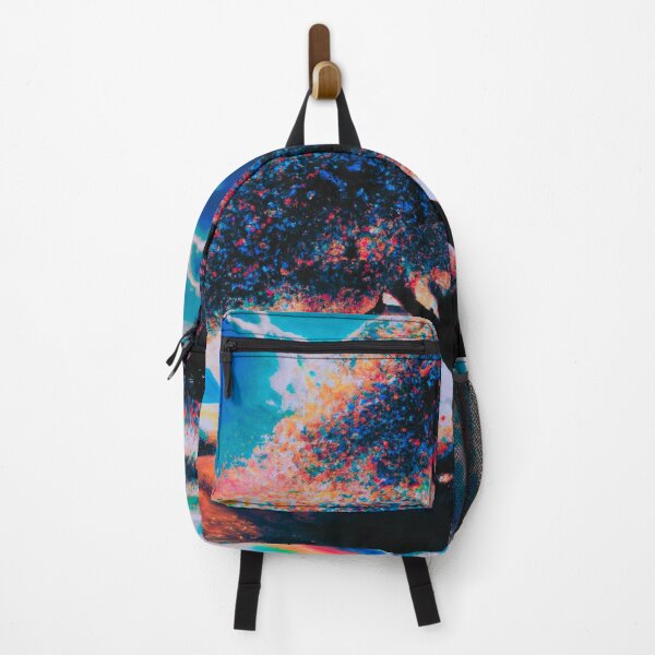 Item preview, beautiful scenery with blossom flowers and rainbow in late evening designed and sold by MerryCrown.