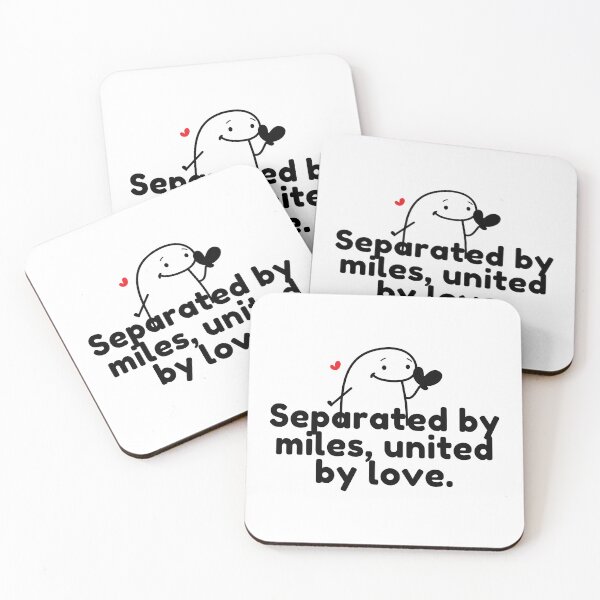 Item preview, Seperated by miles, united by love. designed and sold by Bananobanini.