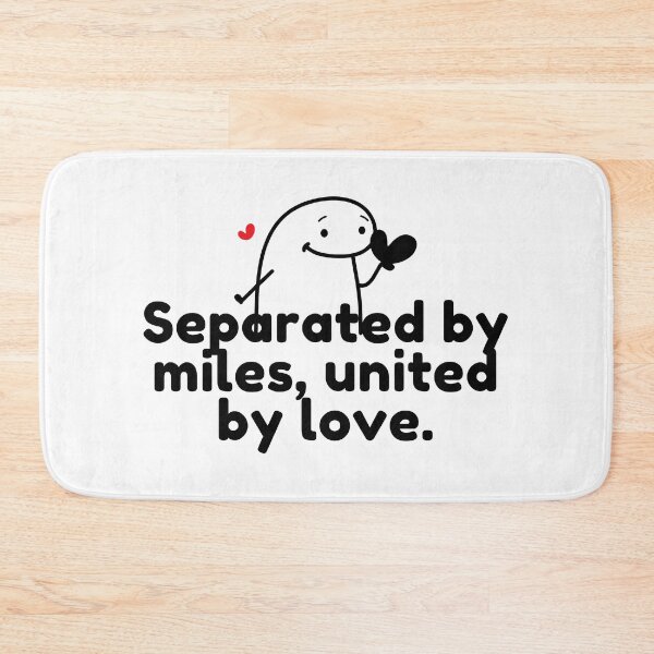 Item preview, Seperated by miles, united by love. designed and sold by Bananobanini.