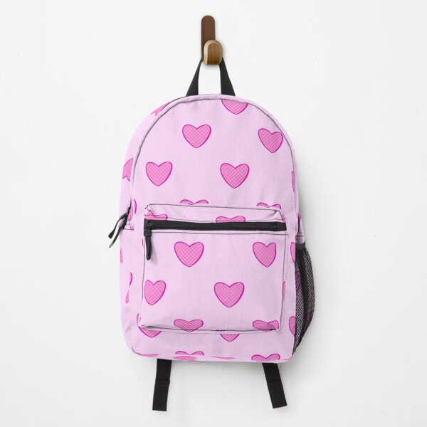 Item preview, Pink gingham hearts designed and sold by Etkennedy.