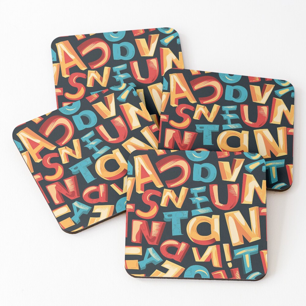 Item preview, Coasters (Set of 4) designed and sold by DazzlingStudio.