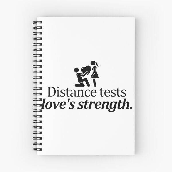 Item preview, Distance tests love's strength. designed and sold by Bananobanini.