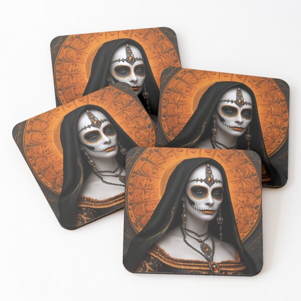 Item preview, Elegant gorgeous La Calavera Catrina, Lady of the afterlife, the Elegant Skull designed and sold by Fantasymachine.