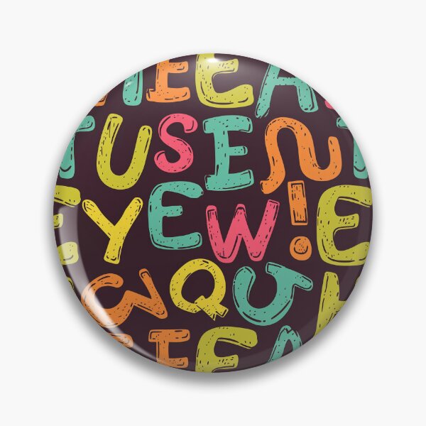 Item preview, Retro Pattern with Random Letters designed and sold by Dazzling Studio Art.