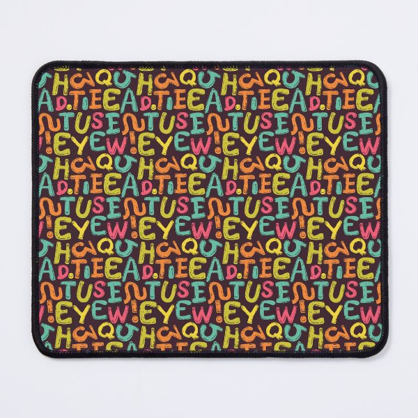 Item preview, Retro Pattern with Random Letters designed and sold by Dazzling Studio Art.
