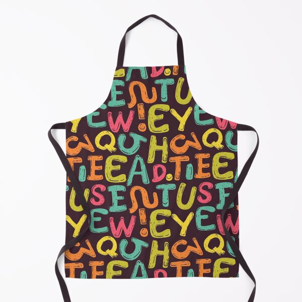 Item preview, Retro Pattern with Random Letters designed and sold by Dazzling Studio Art.