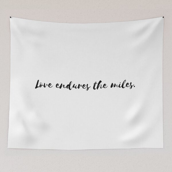 Item preview, Love endures the miles. designed and sold by Bananobanini.