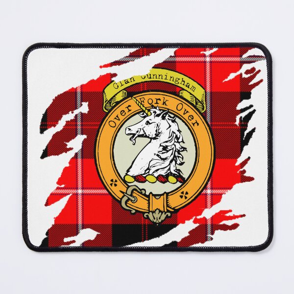 Item preview, Cunningham Crest Scottish Surname Tartan designed and sold by BagTown Clans.