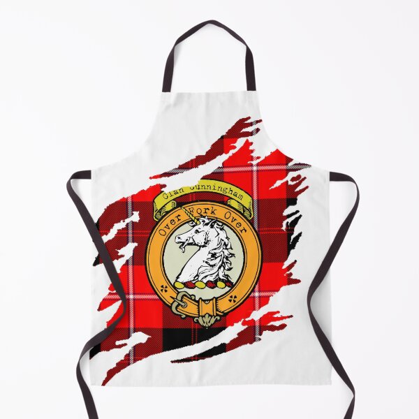 Item preview, Cunningham Crest Scottish Surname Tartan designed and sold by BagTown Clans.