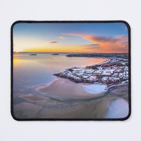 Item preview, Light snow in Abersoch at sunrise. designed and sold by Turtle Photography.