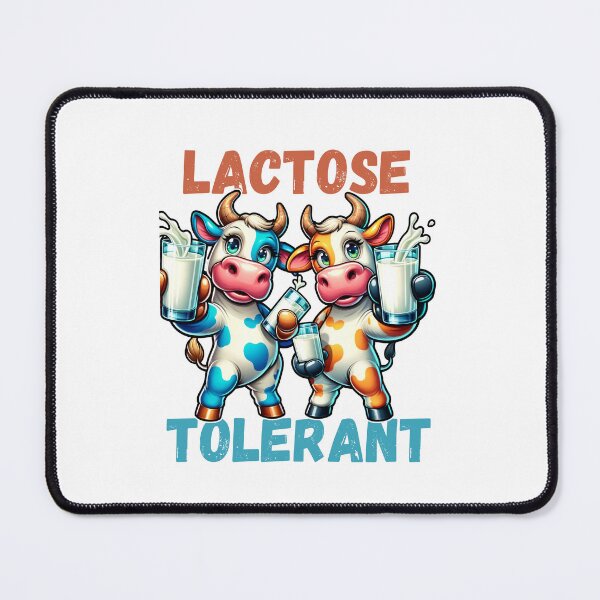 Item preview, Lactose Tolerant Cows Drinking Milk designed and sold by PrintsByLoVi.
