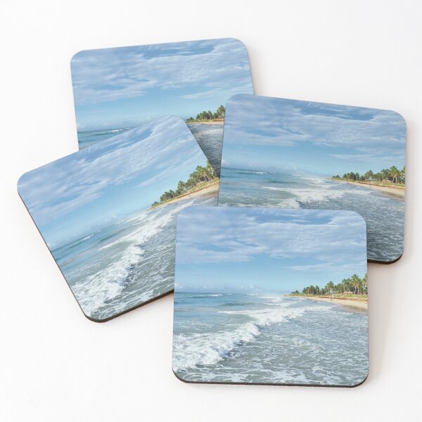 Item preview, Morning Seascape With Turquoise Waves designed and sold by RelaxingEscapes.
