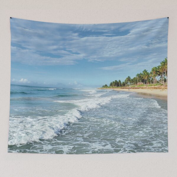 Item preview, Morning Seascape With Turquoise Waves designed and sold by RelaxingEscapes.