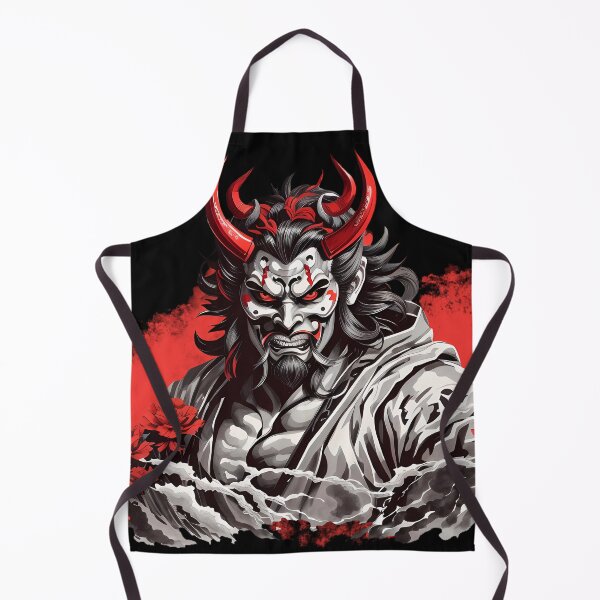Item preview, Samurai demon mask designed and sold by apicon.