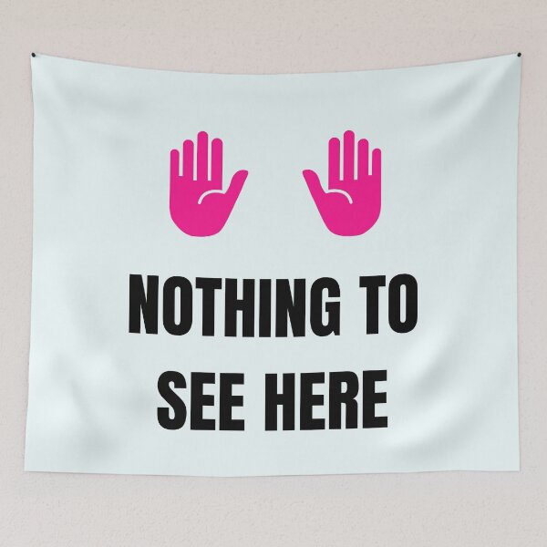 Item preview, NOTHING TO SEE HERE Purple Gifts designed and sold by QuirkCo.