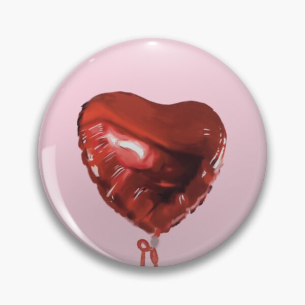 Item preview, Romantic balloon red heart designed and sold by JazminMontanna.