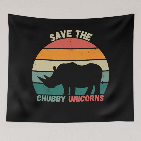 Item preview, Save The Chubby Unicorns designed and sold by PrintsByLoVi.