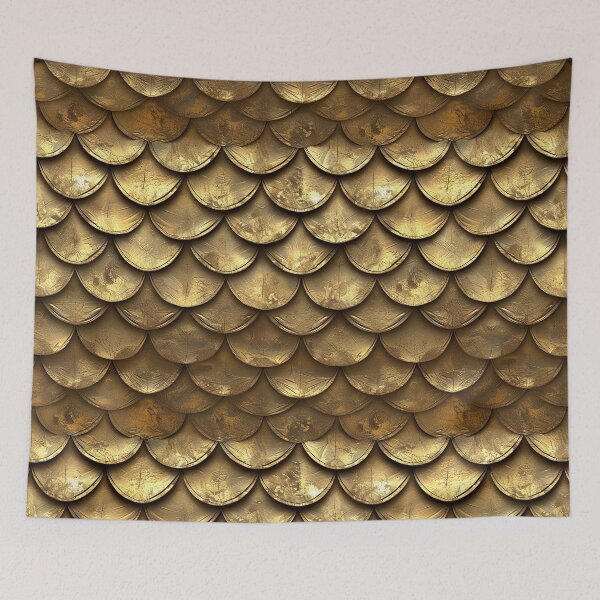 Item preview, Gold Scale Armor Pattern designed and sold by Reichcorp.