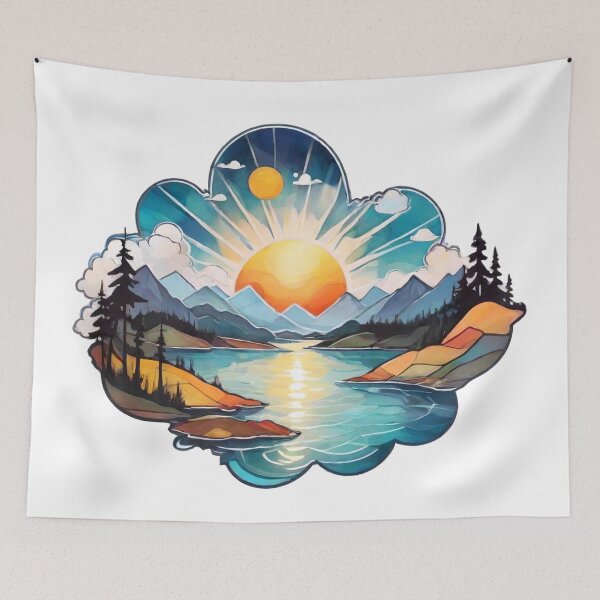 Item preview, Abstract Horizon (451) designed and sold by WASjourney.