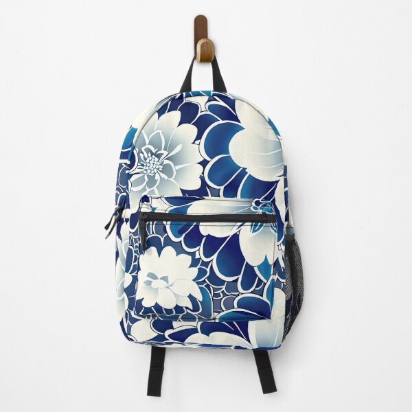 Item preview, Blue and white flowers Japanese style designed and sold by angelisart.