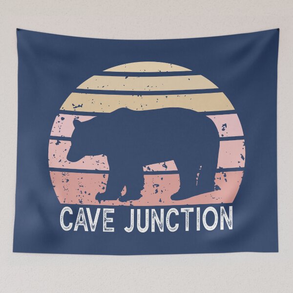 Item preview, Cave Junction Oregon Retro Bear designed and sold by Esskay Designs.