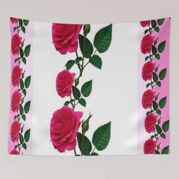 Aperçu de l'œuvre JARDIN DE ROSES ROSE CERISE créée et vendue par sharlesart.