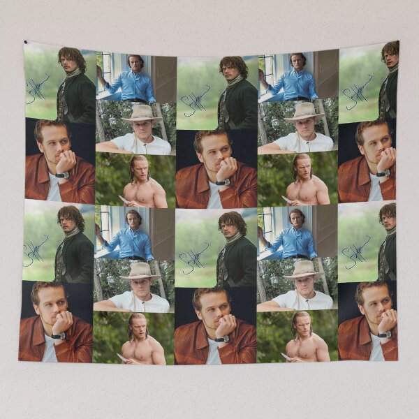 Item preview,  Sam heughan signed collage designed and sold by warshipologiste.
