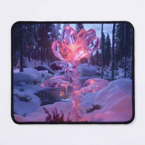 Item preview, Rosy Frost Blossom designed and sold by AI-Only Creations.