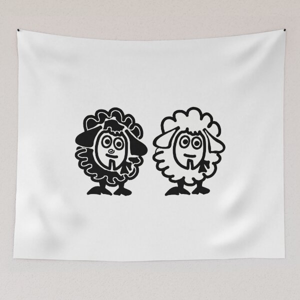 Item preview, Twin sheep designed and sold by vibeno1.