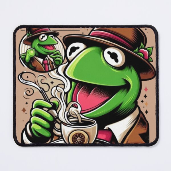 Item preview, Kermit sipping tea designed and sold by Obinne.