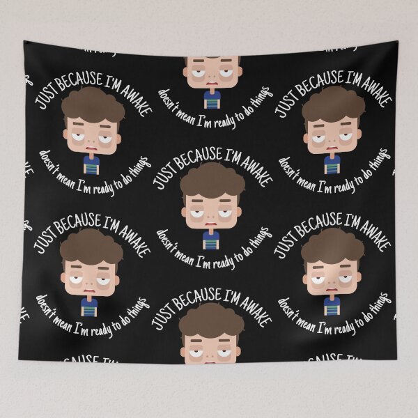 Item preview, Just Because I'm Awake Funny designed and sold by AniArtPL.