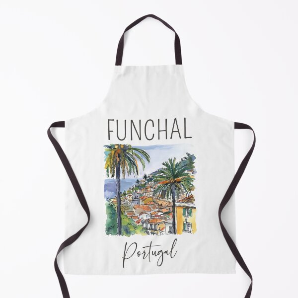Item preview, Watercolor Design of Funchal - Portugal designed and sold by Sketch-Shack.