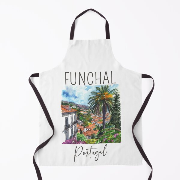 Item preview, Watercolor Design of Funchal - Portugal designed and sold by Sketch-Shack.