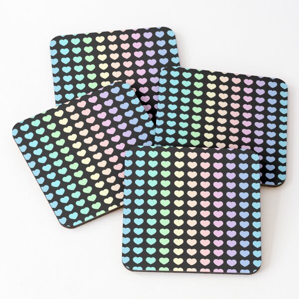 Item preview, Rainbow Hearts Pattern designed and sold by sasyall.
