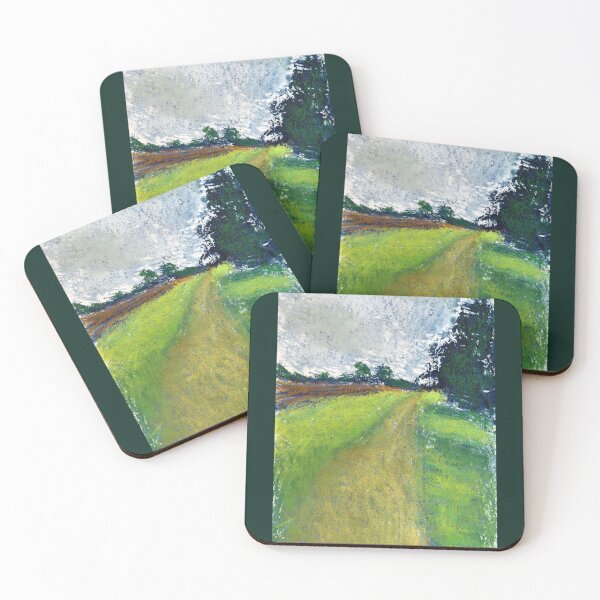 Item preview, Walking in the Countryside - Mixed Media Painting designed and sold by paleheather.