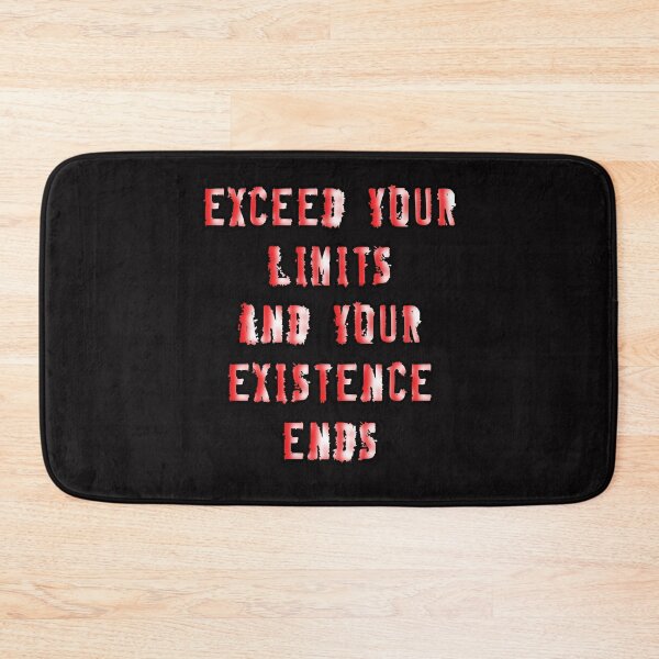Item preview, exceed your limits and your existence ends designed and sold by Aiyinyangart.