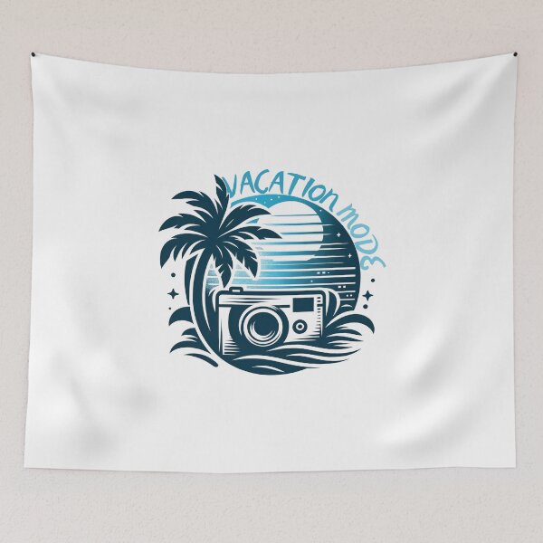 Item preview, Vacation Mode Summer Camera Plam Summer designed and sold by PrintsByLoVi.